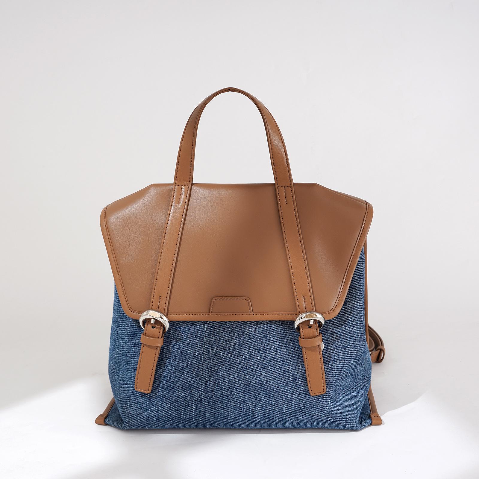 New Casual Backpack Fashion Versatile Soft Denim Large Capacity Commuter Shoulder Bag Niche Bag синій
New Casual Backpack Fashion Versatile Soft Denim Large Capacity Commuter Shoulder Bag Niche Bag синій