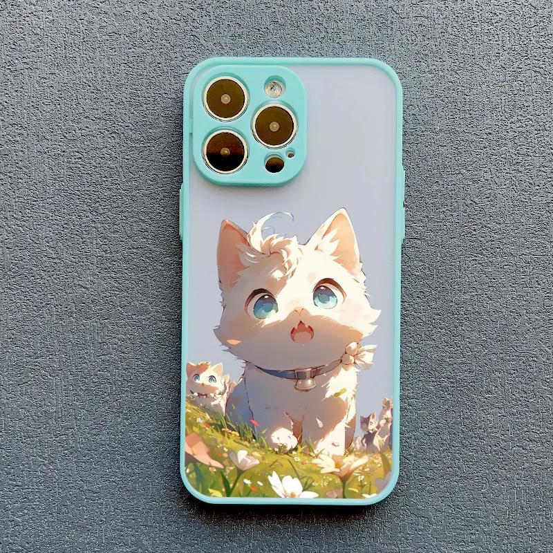 Cute Cartoon Couple Cat Phone Case for IPhone 15 14 13 12 11 Pro Max Mini X XS XR SE 7 8 Plus Funny Shockproof Transparent Shell iPhone 14 ProMax
Cute Cartoon Couple Cat Phone Case for IPhone 15 14 13 12 11 Pro Max Mini X XS XR SE 7 8 Plus Funny Shockproof Transparent Shell iPhone 14 ProMax