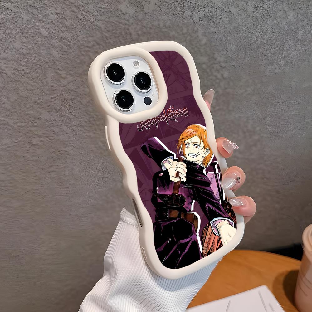 Jujutsu Kaisen Nobara Mobile Phone Case for iPhone 17 16 15 14 13 12 11 Air Pro Max Plus Wavy Edge TPU Colorful Cover Cover iPhone 12 Pro
Jujutsu Kaisen Nobara Mobile Phone Case for iPhone 17 16 15 14 13 12 11 Air Pro Max Plus Wavy Edge TPU Colorful Cover Cover iPhone 12 Pro