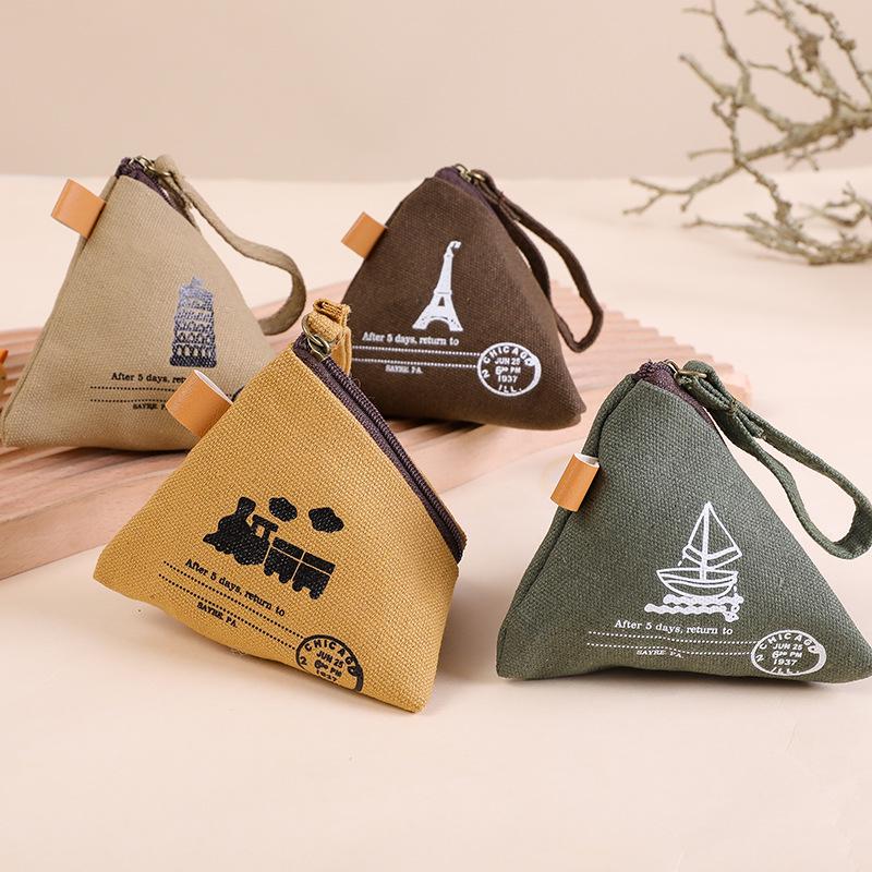 Zongzi Canvas Coin Purse - Cute Retro Korean Wallet & Key Holder Gift
Zongzi Canvas Coin Purse - Cute Retro Korean Wallet & Key Holder Gift