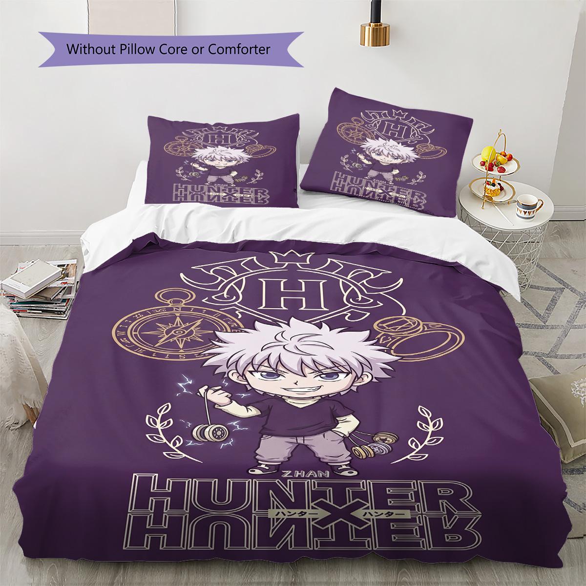Hunter x Hunter Pillowcase & Duvet Cover Set for Home Decor Birthday Gift (1 * duvet cover + 2 * pillowcase, without core) 135x200cm
Hunter x Hunter Pillowcase & Duvet Cover Set for Home Decor Birthday Gift (1 * duvet cover + 2 * pillowcase, without core) 135x200cm