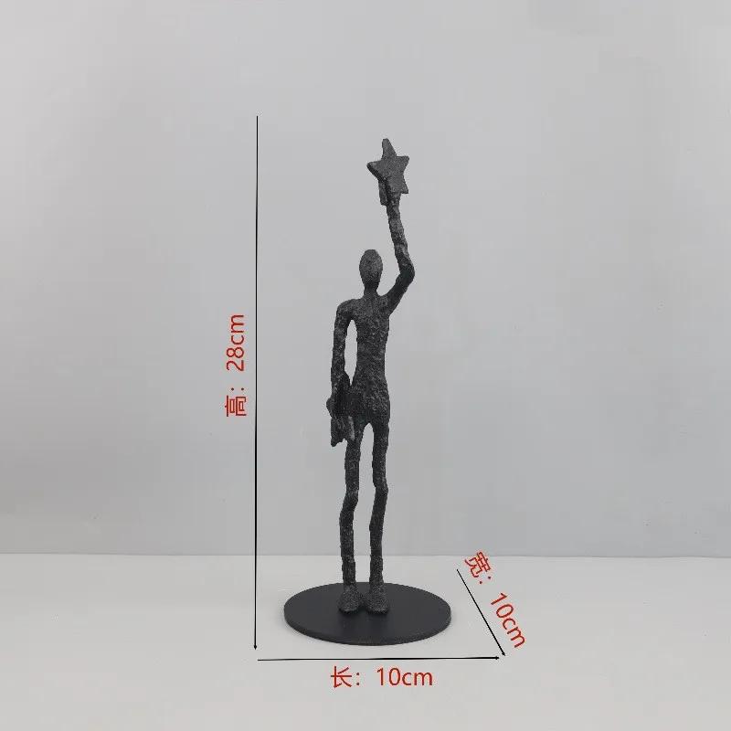 Металлические чугунные акробатические фигурки-скульптуры, Декор для дома, Черные абстрактные фигурки-модели, Настольные украшения для офиса
Металлические чугунные акробатические фигурки-скульптуры, Декор для дома, Черные абстрактные фигурки-модели, Настольные украшения для офиса