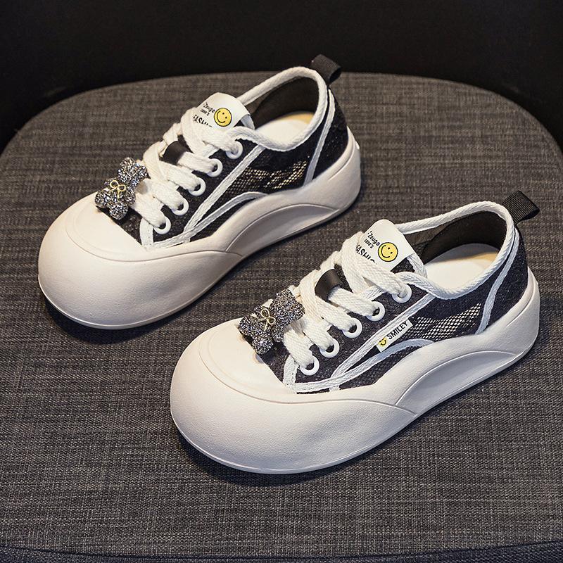 Bread shoes special mesh women s summer casual fashion round head thick sole heightening student white shoes 35
Bread shoes special mesh women s summer casual fashion round head thick sole heightening student white shoes 35