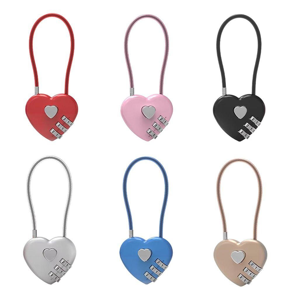 3 Digit Password Combination Lock Heart Style Concentric Lock New Love Password Lock Backpack синій
3 Digit Password Combination Lock Heart Style Concentric Lock New Love Password Lock Backpack синій