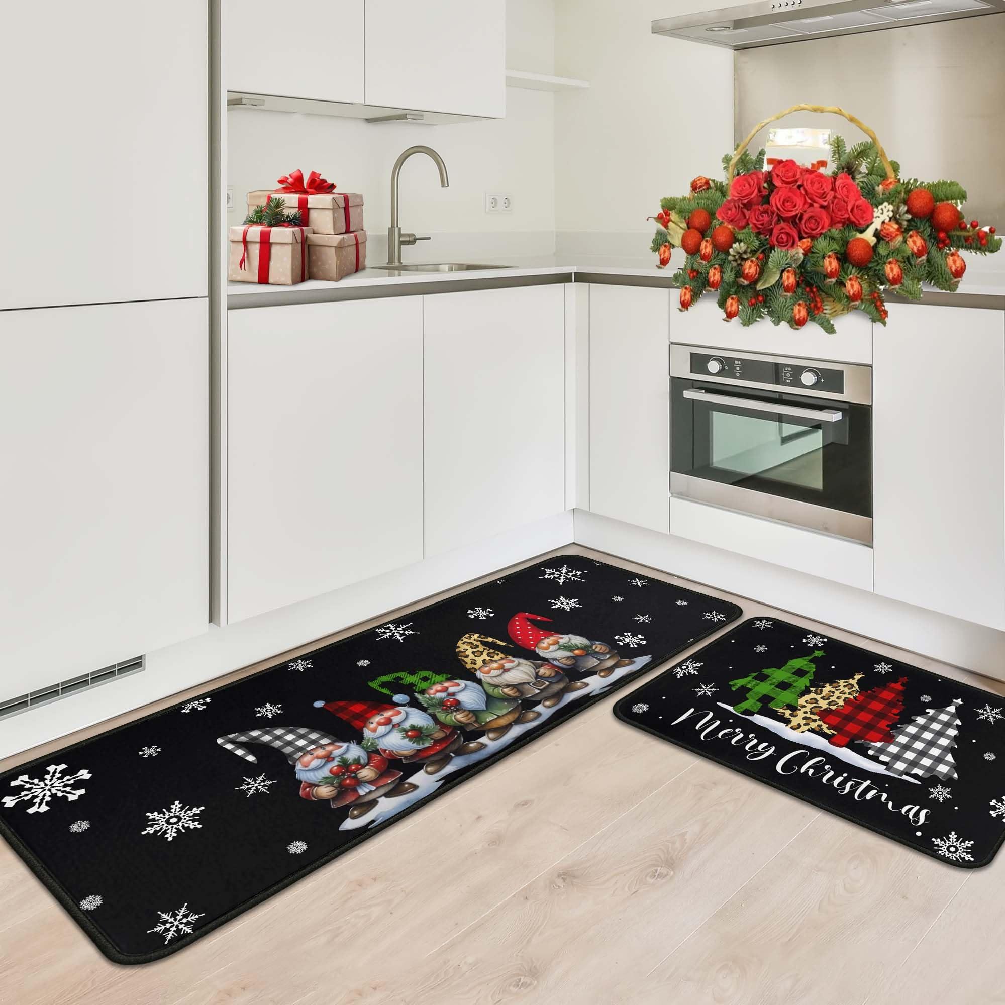 2-Piece Christmas Cheer Doormat Set Buffalo Check Kitchen Rug Porch Path Mat Stain-Resistant & Non-Slip Home Decor 2PC 40x60 40x120CM
2-Piece Christmas Cheer Doormat Set Buffalo Check Kitchen Rug Porch Path Mat Stain-Resistant & Non-Slip Home Decor 2PC 40x60 40x120CM