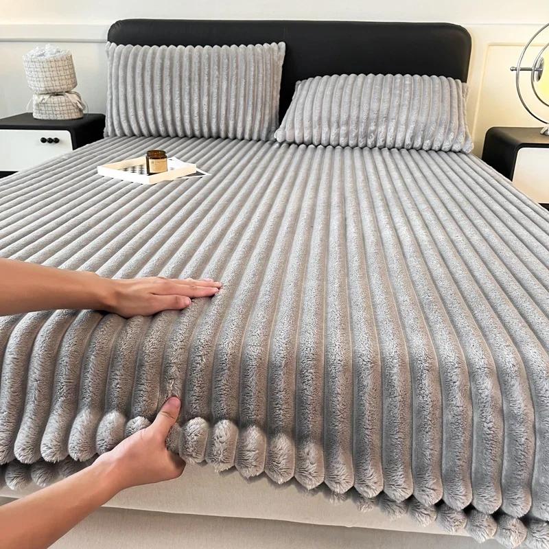 2024 новый класс А 310 г кроличья шерсть, наматрасник, утолщенный теплый осенне-зимний бархатный защитный чехол для матраса 150x200cm 1pc
2024 новый класс А 310 г кроличья шерсть, наматрасник, утолщенный теплый осенне-зимний бархатный защитный чехол для матраса 150x200cm 1pc