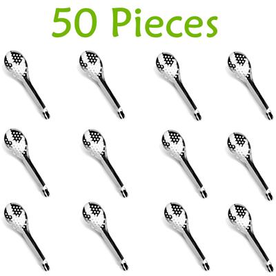 50pcs Stainless Steel Spherification Spoon Molecular Mixologist Slotted Bar Spoons Barware
50pcs Stainless Steel Spherification Spoon Molecular Mixologist Slotted Bar Spoons Barware