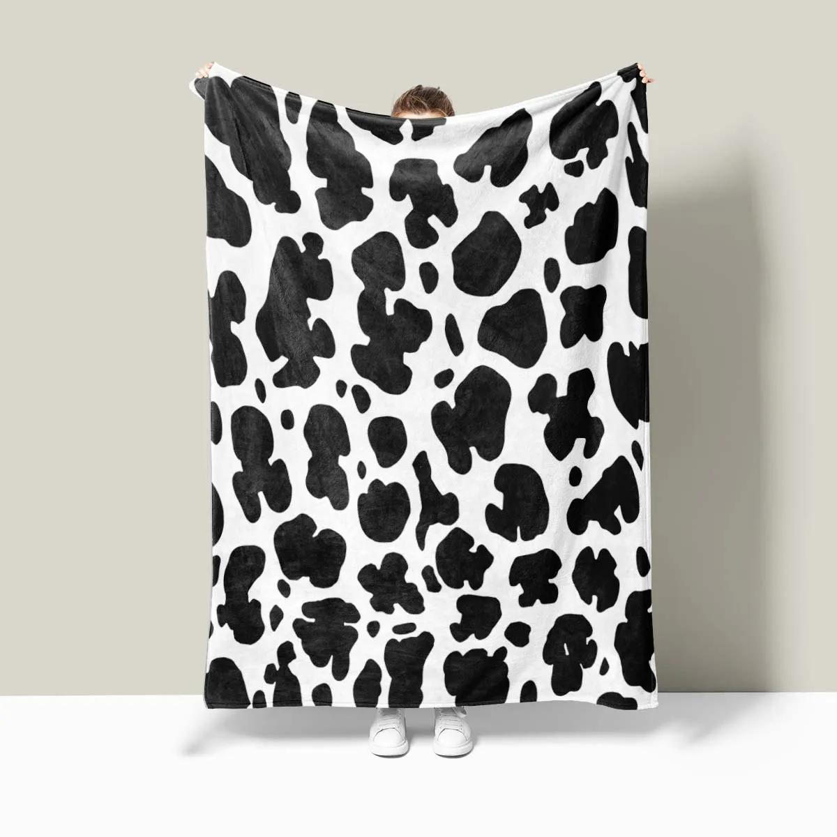 1 шт. черно-белое одеяло с рисунком коровы, двухстороннее фланелевое одеяло с цифровым принтом, чехол для дивана, одеяло для кондиционера 30x40in
1 шт. черно-белое одеяло с рисунком коровы, двухстороннее фланелевое одеяло с цифровым принтом, чехол для дивана, одеяло для кондиционера 30x40in