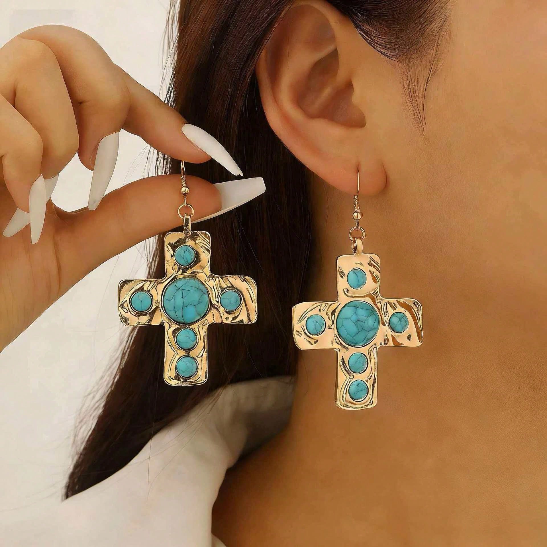 Charm Cross Fashion fashion Alloy Earrings minimalist Elegant Pearl Earrings Ladies lady s Style 6
Charm Cross Fashion fashion Alloy Earrings minimalist Elegant Pearl Earrings Ladies lady s Style 6