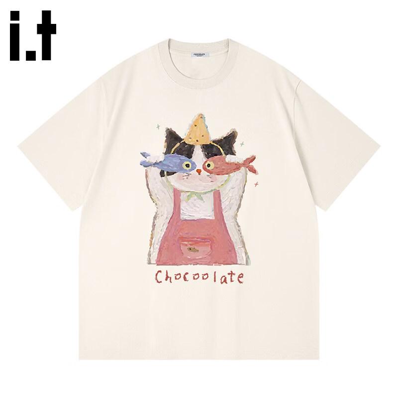 CHOCOOLATEit Unisex Cartoon Cat Print Cotton T-Shirt M
CHOCOOLATEit Unisex Cartoon Cat Print Cotton T-Shirt M