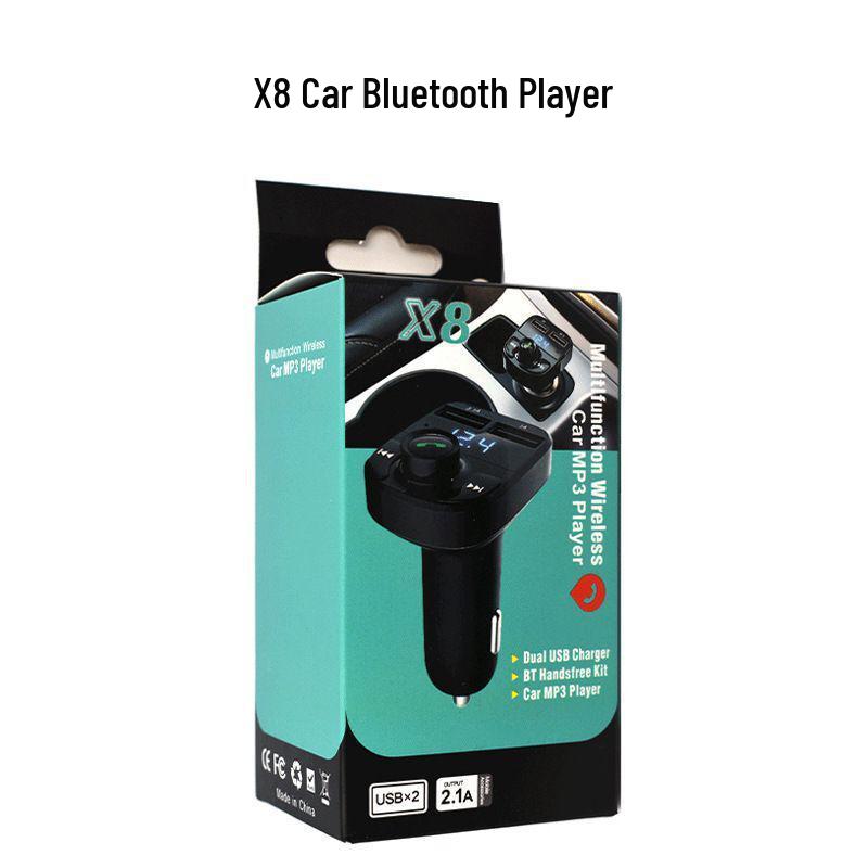 X8 Bluetooth Автомобильный MP3-плеер и Зарядное устройство для мобильного телефона с USB прикуривателем
X8 Bluetooth Автомобильный MP3-плеер и Зарядное устройство для мобильного телефона с USB прикуривателем