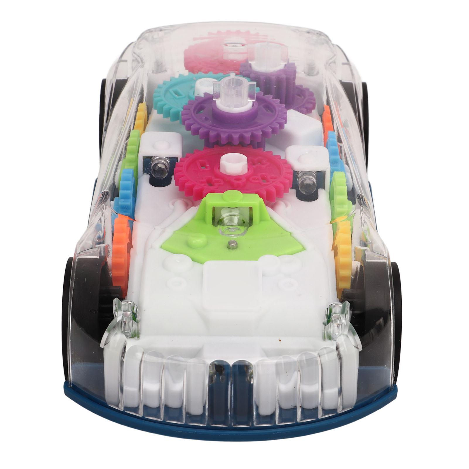 Transparent Toy Car Colorful Moving Gears LED Light Effects Charming Music for Toddlers Kids
Transparent Toy Car Colorful Moving Gears LED Light Effects Charming Music for Toddlers Kids