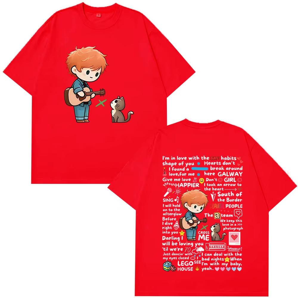 Vintage Tshirt Ed Sheeran European Tour 2026 Graffiti Pattern T Shirts Unisex Women Cotton Short Sleeve Oversized Fashion Tshirts 4XL
Vintage Tshirt Ed Sheeran European Tour 2026 Graffiti Pattern T Shirts Unisex Women Cotton Short Sleeve Oversized Fashion Tshirts 4XL