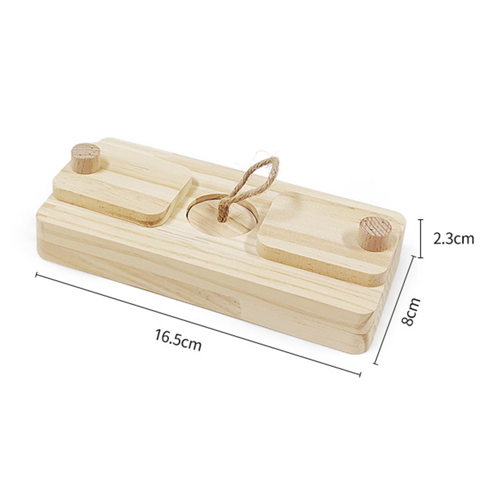 Wooden Bird Foraging Puzzle Toy Parrot Enrichment Toy for Small Animals Rabbits Guinea Pigs Hamster Food Training Toy
Wooden Bird Foraging Puzzle Toy Parrot Enrichment Toy for Small Animals Rabbits Guinea Pigs Hamster Food Training Toy