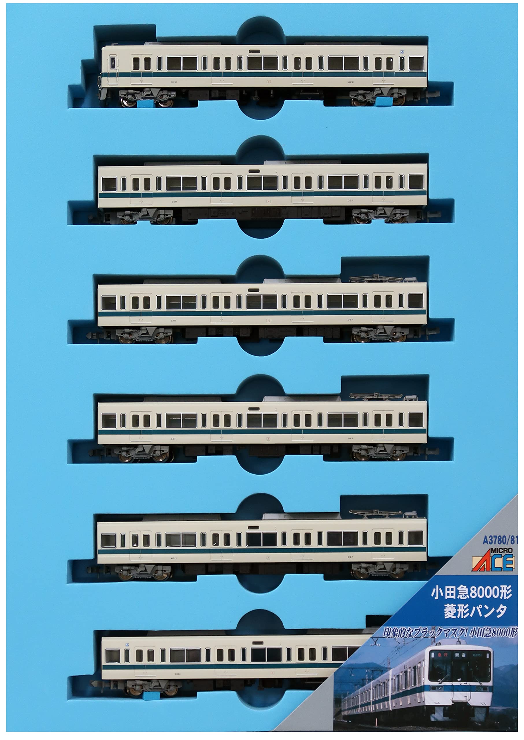 Micro Ace N Gauge Odakyu 8000 Type Diamond Pantograph Set A3780 Железнодорожная модель поезда 6-вагонный
Micro Ace N Gauge Odakyu 8000 Type Diamond Pantograph Set A3780 Железнодорожная модель поезда 6-вагонный