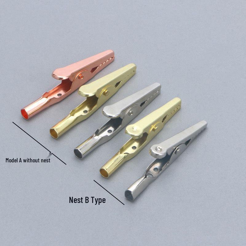 Metal Alligator Clip ID Holder and Curtain Clip 5CM Large Alligator Clip with Nesting Design - B
Metal Alligator Clip ID Holder and Curtain Clip 5CM Large Alligator Clip with Nesting Design - B