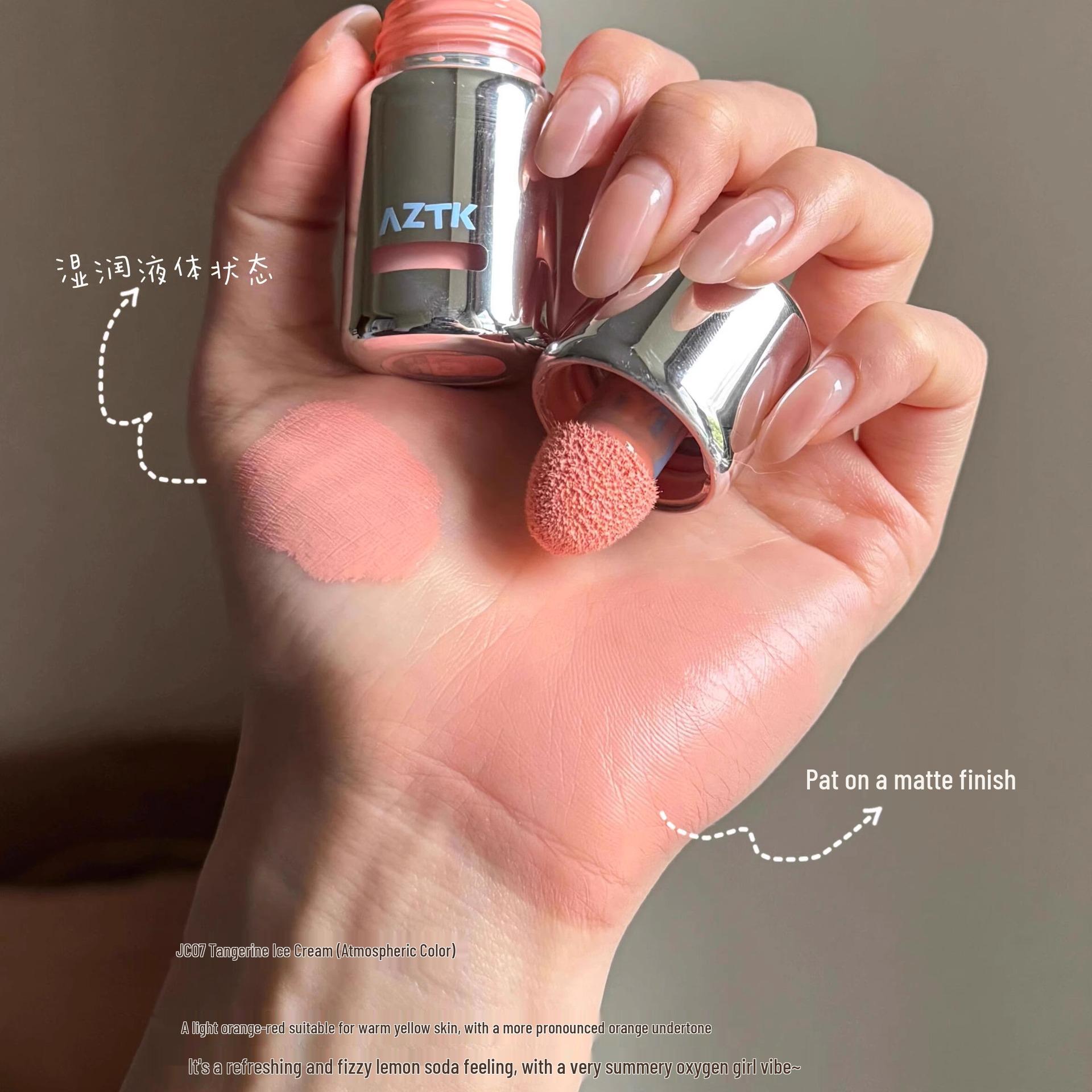 AZTK Рідкі матові рум яна та бронзер для контурування та хайлайтингу у синіх та фіолетових відтінках
AZTK Рідкі матові рум яна та бронзер для контурування та хайлайтингу у синіх та фіолетових відтінках