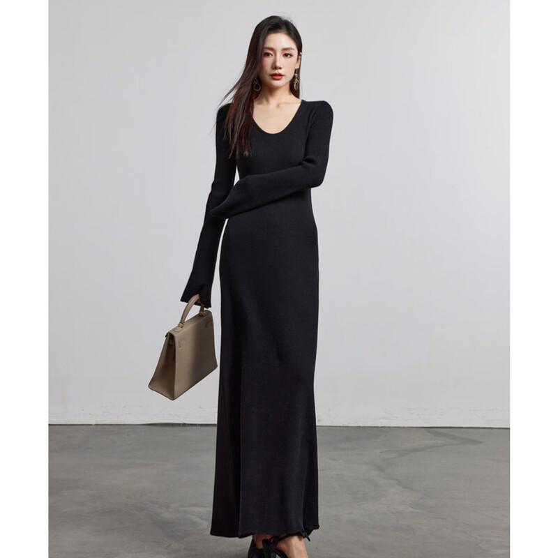 JK&JS French Retro Lazy Style Knit Long Dress One Size
JK&JS French Retro Lazy Style Knit Long Dress One Size