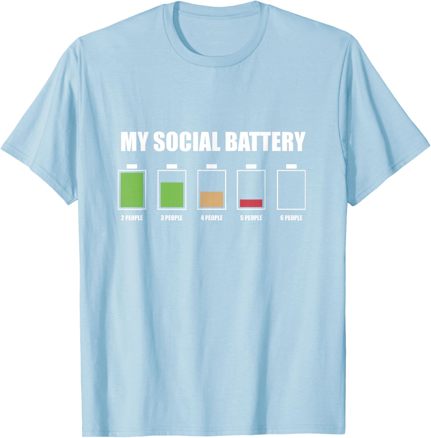 My Social Battery Funny Introvert Graphic TShirt Men Casual Cotton Crew Neck Short Sleeve Tee M
My Social Battery Funny Introvert Graphic TShirt Men Casual Cotton Crew Neck Short Sleeve Tee M