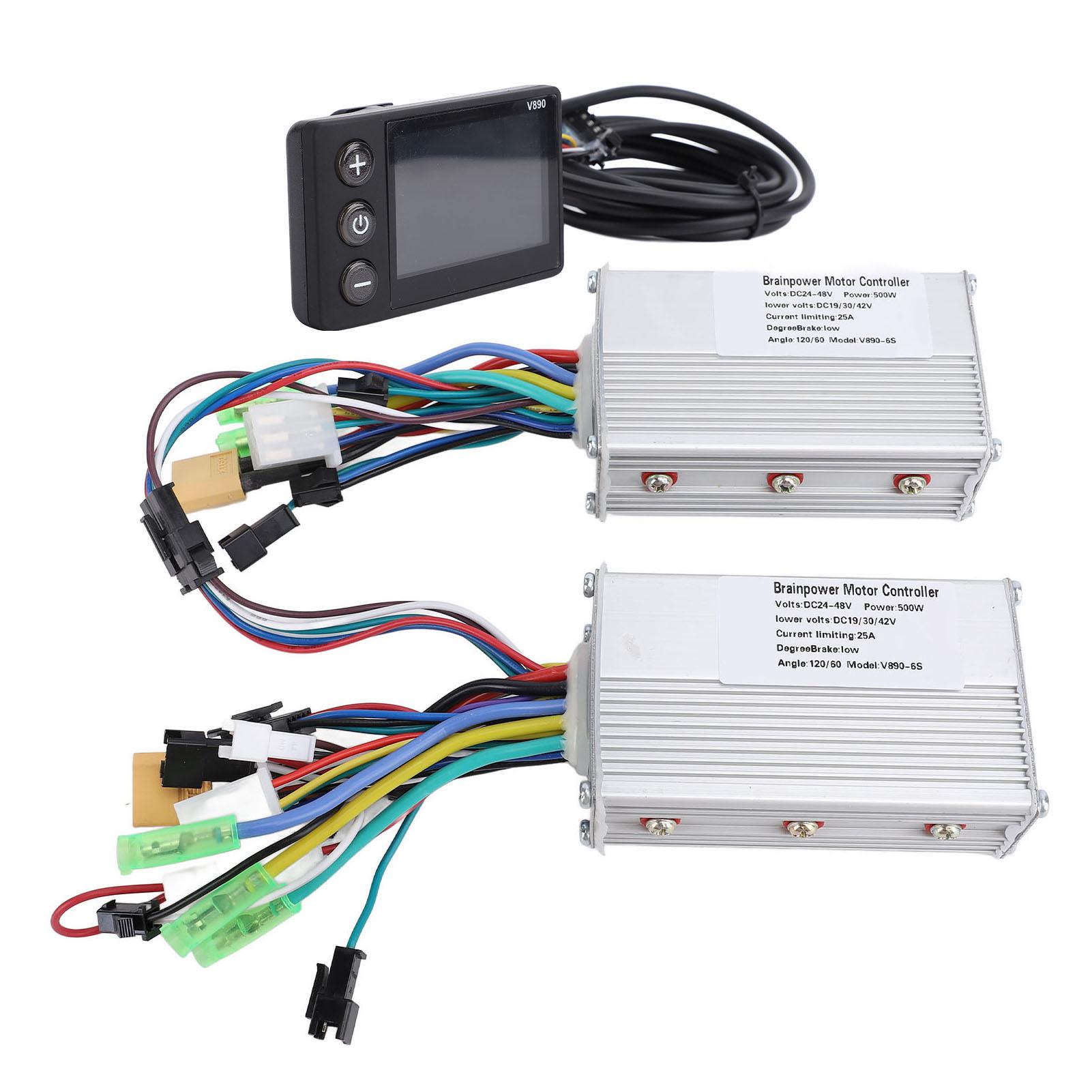 24-48V 500W 25A Li Battery LCD Instrument Dual Drive Controller Kit Water Proof Brushless Motor Controller Kit for Electric Scooter
24-48V 500W 25A Li Battery LCD Instrument Dual Drive Controller Kit Water Proof Brushless Motor Controller Kit for Electric Scooter