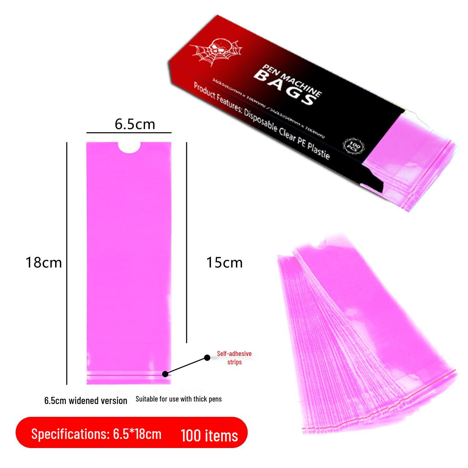 Widened Dustproof Tattoo Pen Protective Bag with Self-Adhesive Features for Coarse and Fine Pens
Widened Dustproof Tattoo Pen Protective Bag with Self-Adhesive Features for Coarse and Fine Pens