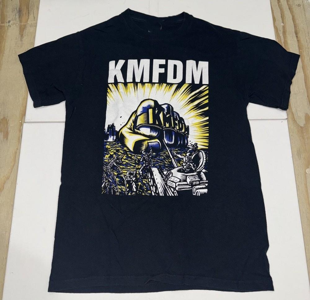 Vintage KMFDM North America Tour 2011 T-Shirt Black All size Unisex HRS30 Unisex T-Shirt XXXL
Vintage KMFDM North America Tour 2011 T-Shirt Black All size Unisex HRS30 Unisex T-Shirt XXXL