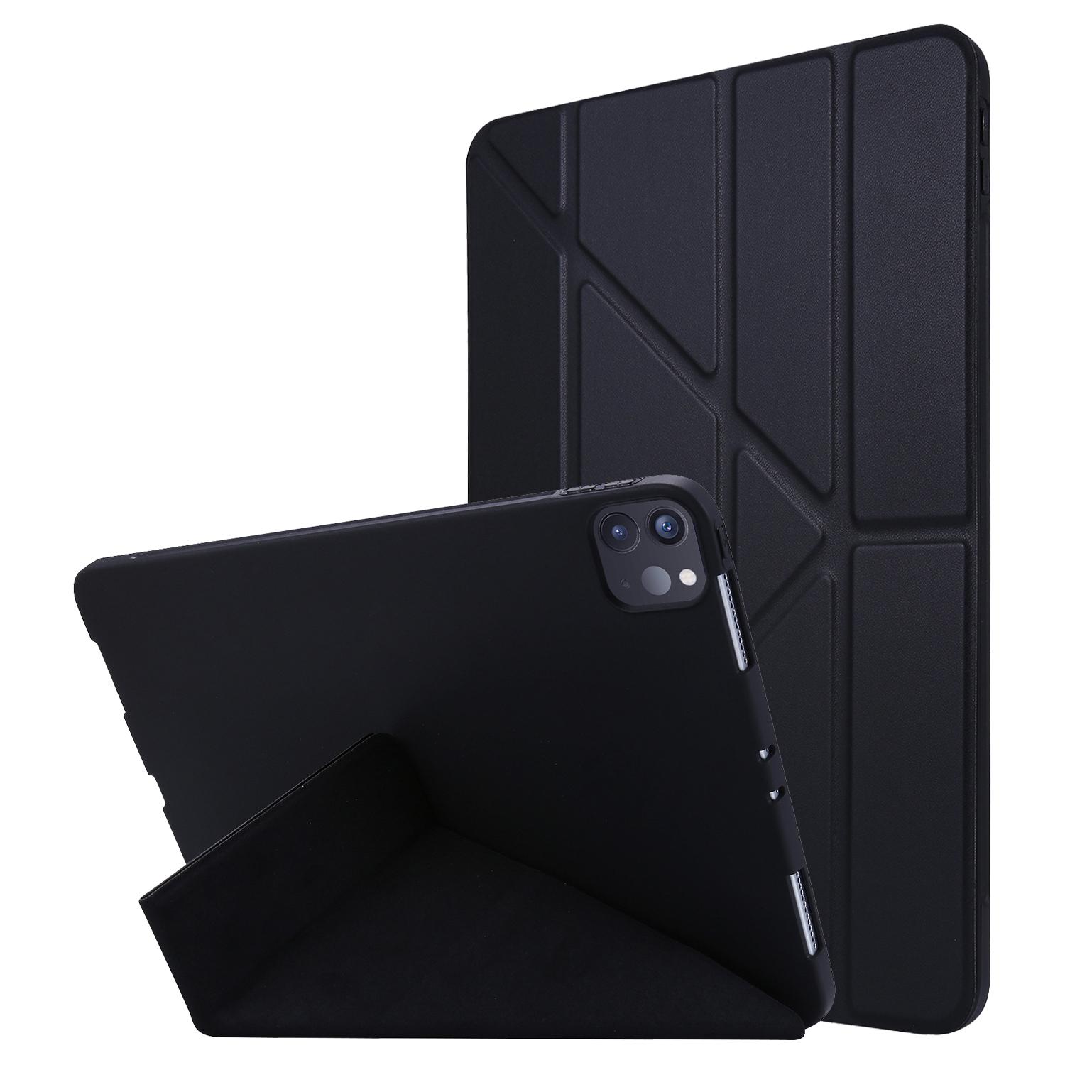 For iPad Pro 13 (2024) Case Origami Stand PU Leather+Silicone Tablet Cover Black
For iPad Pro 13 (2024) Case Origami Stand PU Leather+Silicone Tablet Cover Black