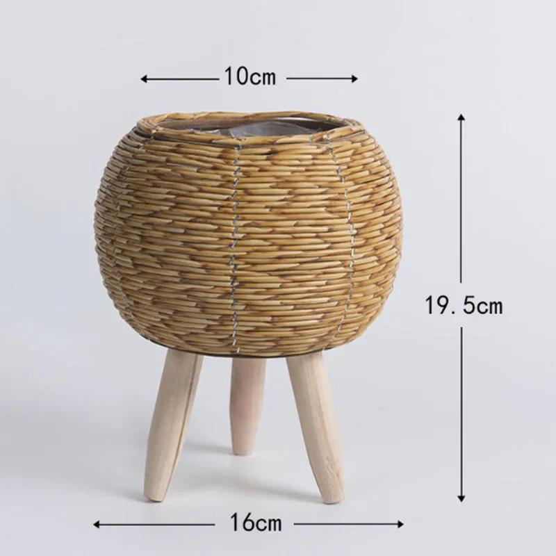 Цветочная стойка из лозы, треугольная опора, цветочный горшок, настольный креативный контейнер для хранения суккулентов, стойка для растений, плетеный горшок из травы YLE6 Medium
Цветочная стойка из лозы, треугольная опора, цветочный горшок, настольный креативный контейнер для хранения суккулентов, стойка для растений, плетеный горшок из травы YLE6 Medium