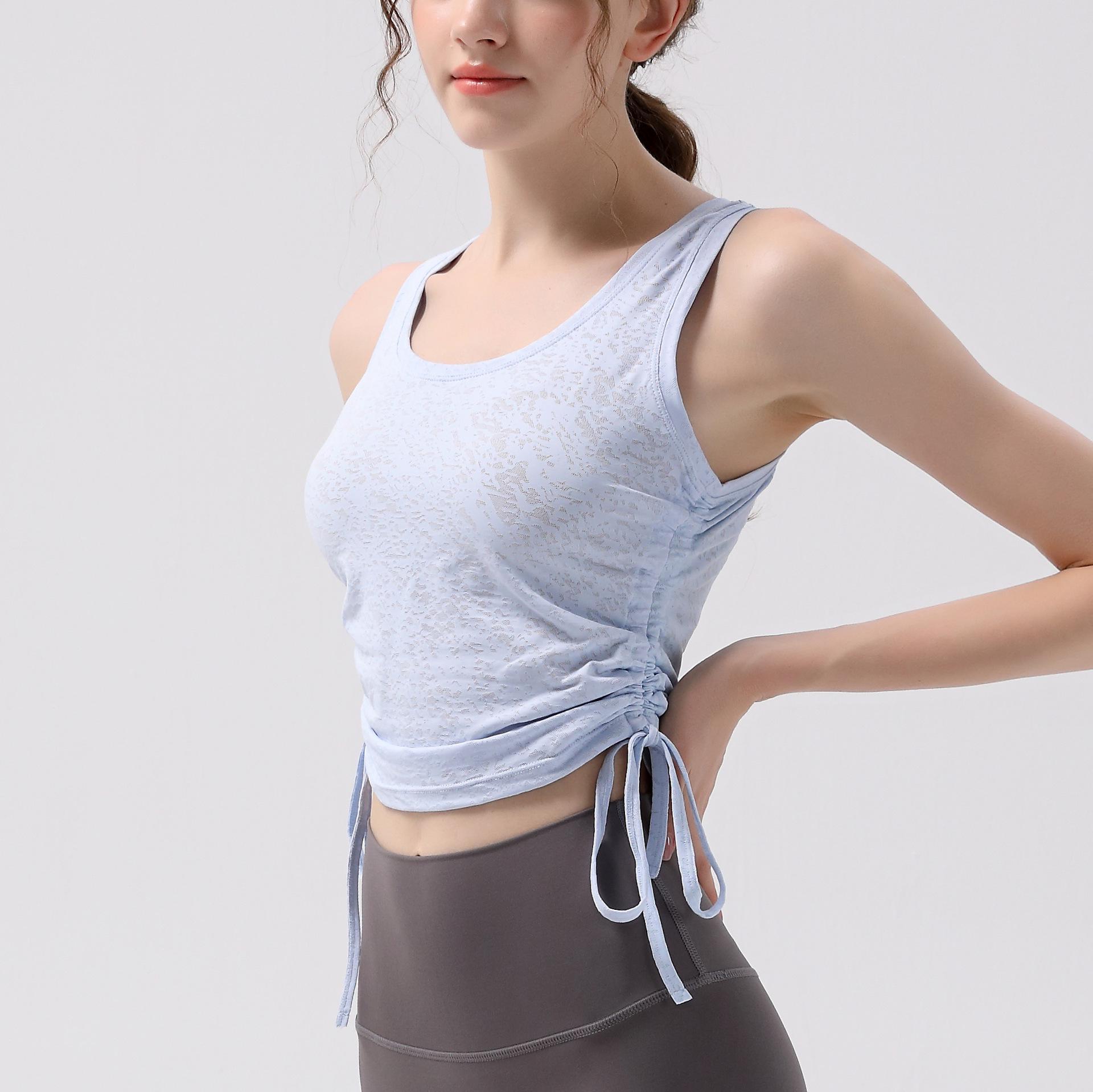 Nude Feel Breathable Jacquard Sleeveless Yoga Top - Quick-Drying & Slimming Small білий
Nude Feel Breathable Jacquard Sleeveless Yoga Top - Quick-Drying & Slimming Small білий