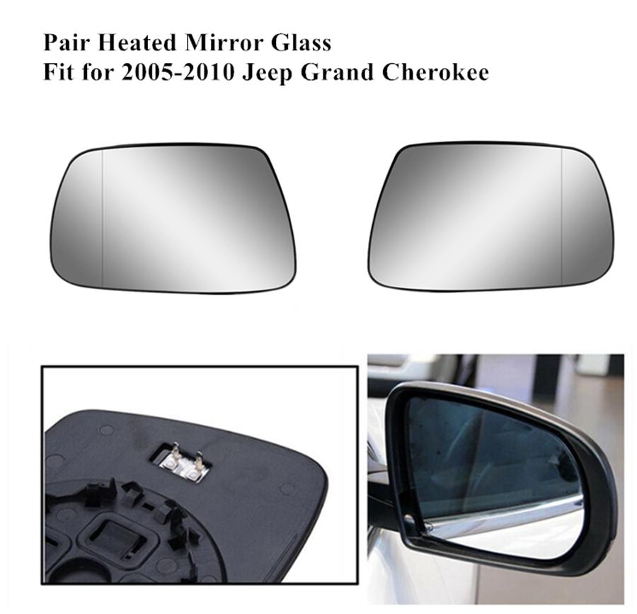 1 Pair LH+RH Wing Heated Mirror Glass Fit For Grand Cherokee 5142874AA 5142875AA
1 Pair LH+RH Wing Heated Mirror Glass Fit For Grand Cherokee 5142874AA 5142875AA