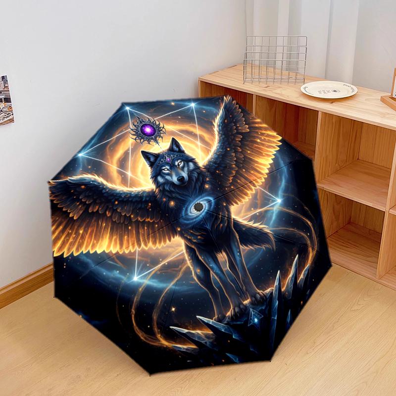 1 PC Automatic Folding Umbrella - Glowing Wolf Pattern, Portable & Foldable Design with 8 Ribs, Christmas Birthday Gifts
1 PC Automatic Folding Umbrella - Glowing Wolf Pattern, Portable & Foldable Design with 8 Ribs, Christmas Birthday Gifts