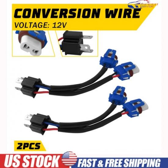 Conversion Wire 9003 H4 TO 9005 9006 Two Harness Head Light Adapter Plug Play
Conversion Wire 9003 H4 TO 9005 9006 Two Harness Head Light Adapter Plug Play