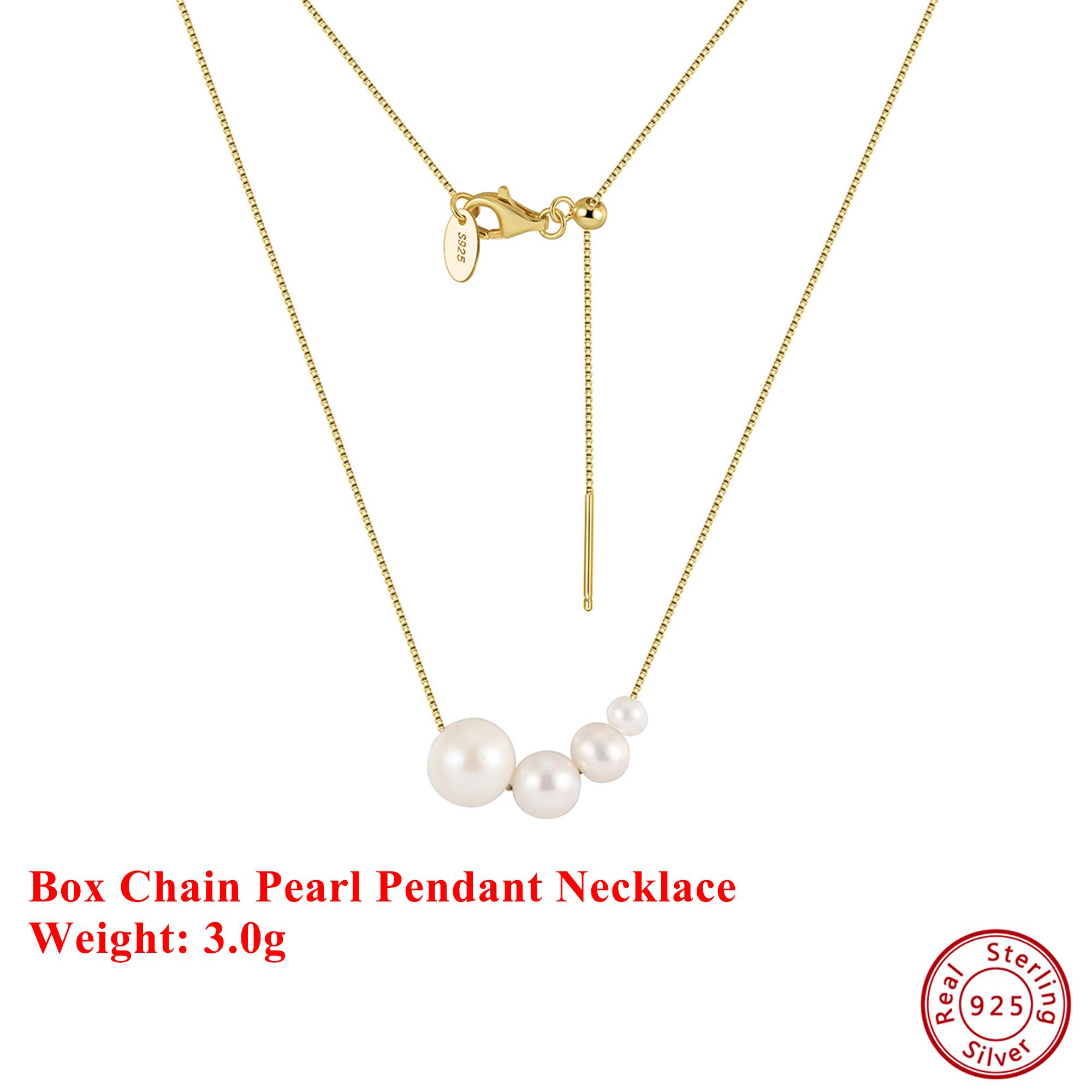 EFFIE QUEEN 925 Pure Silver 14k Gold Round Pearl Pendant Necklace Timeless Jewelry for Women Banquet 2026 Trend Necklace GPN56
EFFIE QUEEN 925 Pure Silver 14k Gold Round Pearl Pendant Necklace Timeless Jewelry for Women Banquet 2026 Trend Necklace GPN56