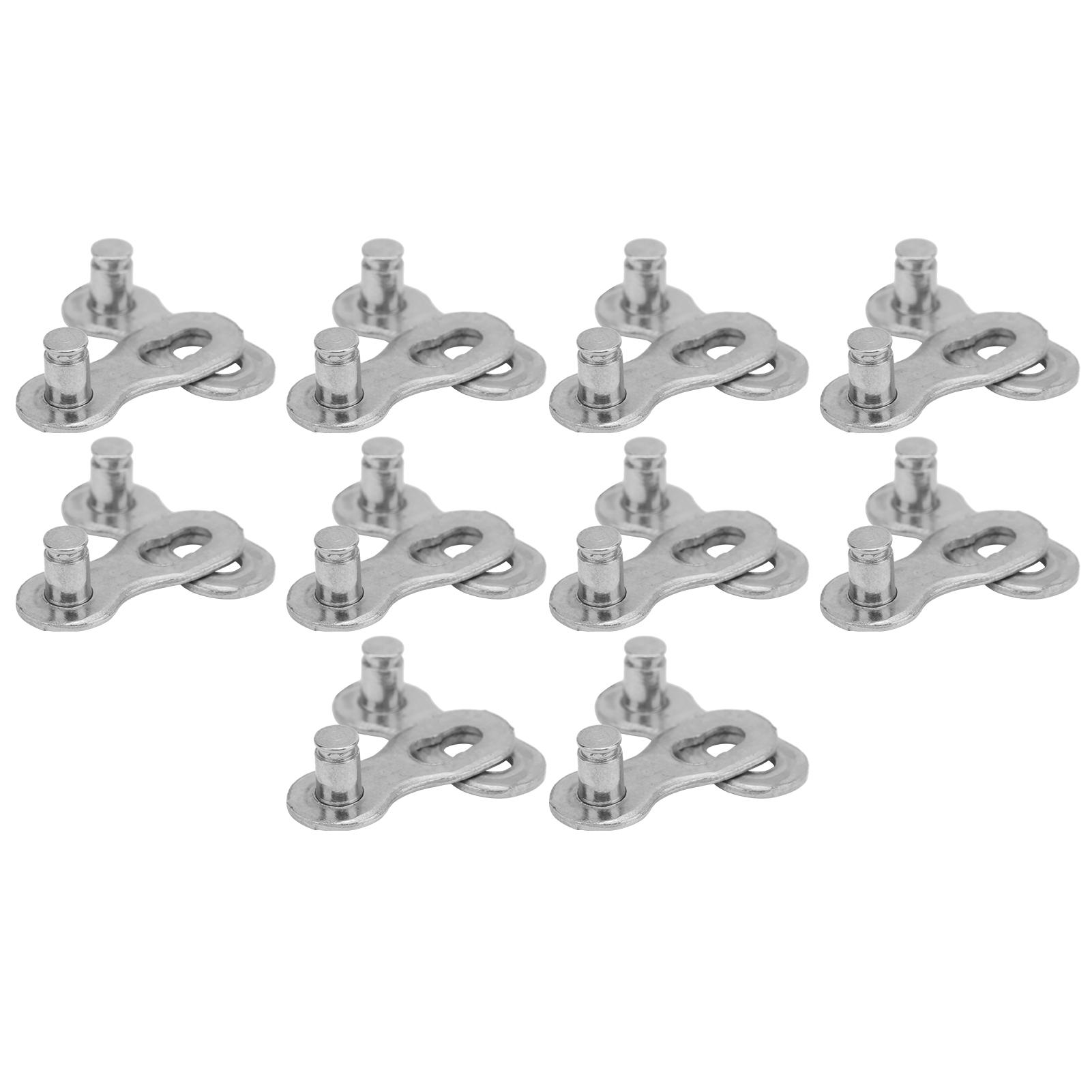 10 Pair 9 Speed Bicycle Chain Link Quick Release Connector Parts Cycling Accessory Silver серебряный
10 Pair 9 Speed Bicycle Chain Link Quick Release Connector Parts Cycling Accessory Silver серебряный