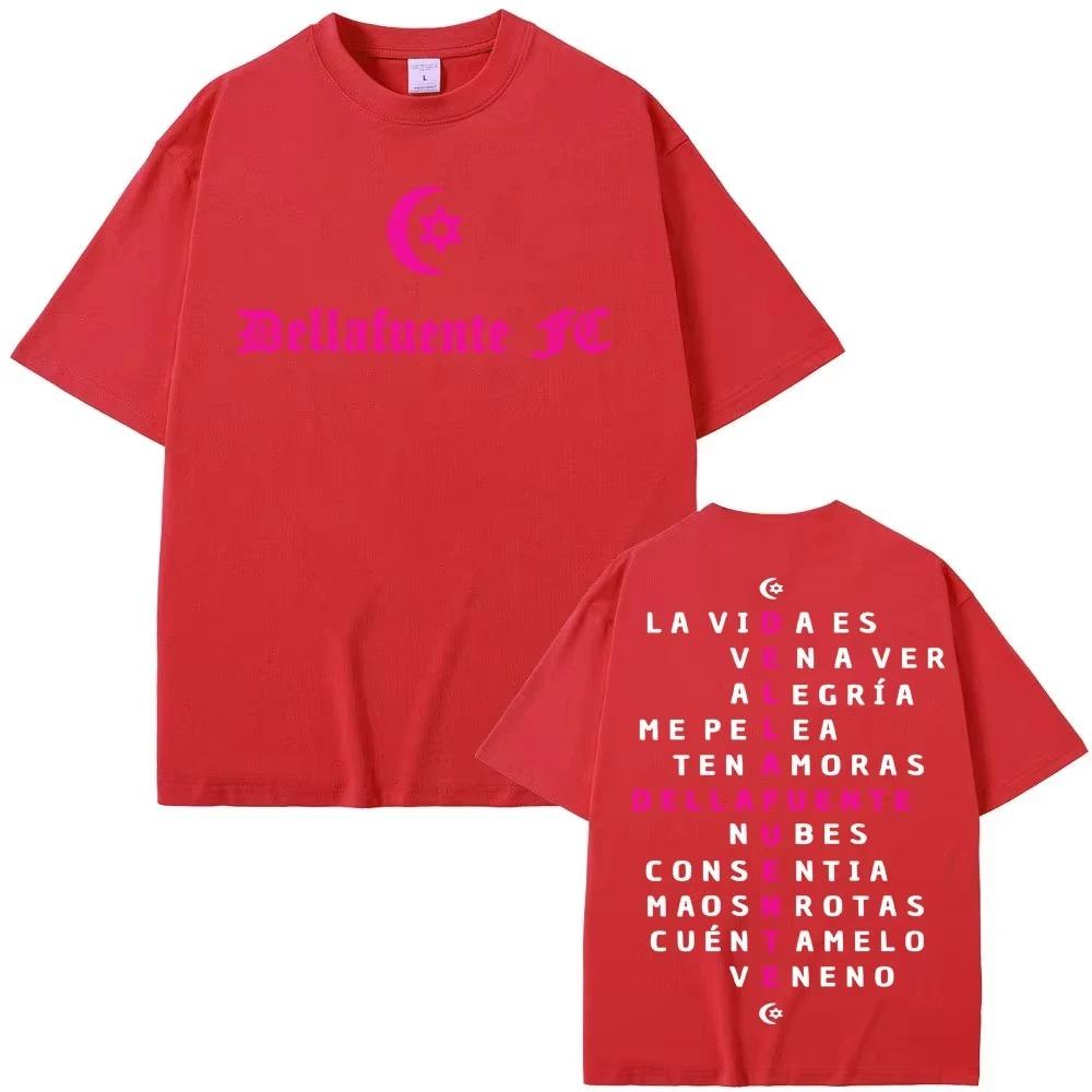 Men Women Comfort pure Cotton T Shirt Rapper Dellafuente Double Sided Graphic Tee Shirt Harajuku Fashion Hip Hop Street Tshirts S
Men Women Comfort pure Cotton T Shirt Rapper Dellafuente Double Sided Graphic Tee Shirt Harajuku Fashion Hip Hop Street Tshirts S
