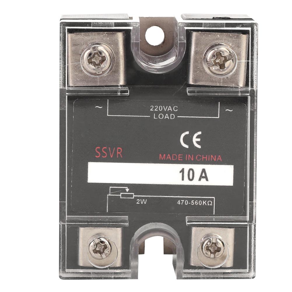 Solid State Voltage Regulator Single Phase SSVR 470560K Ohm Load 220VAC Electrical Supplies(BERMR
Solid State Voltage Regulator Single Phase SSVR 470560K Ohm Load 220VAC Electrical Supplies(BERMR