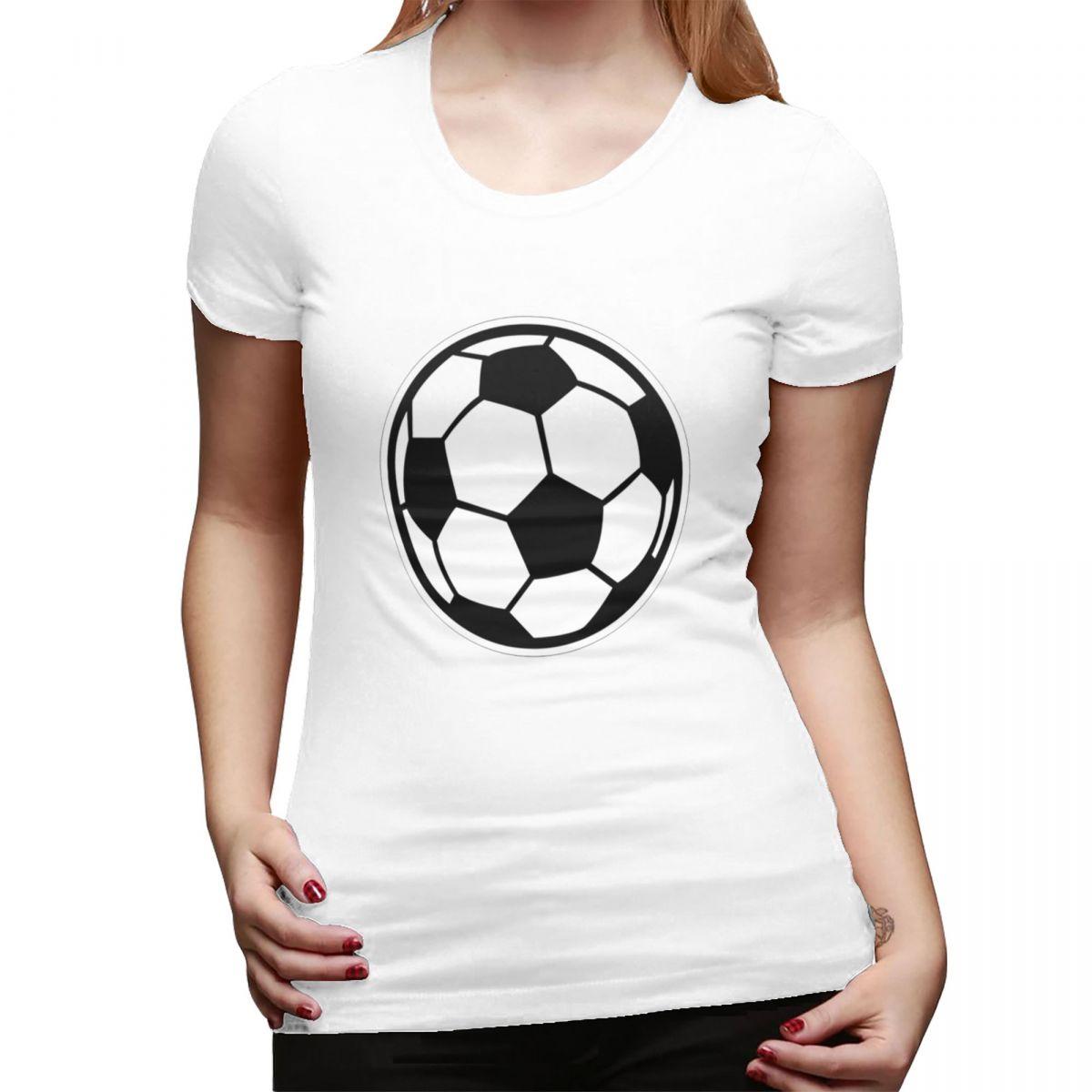 Soccer Ball Football Icon TShirt for Women Crew Neck Streetwear T Shirts Womens Short Sleeve Summer Clothes Tops S
Soccer Ball Football Icon TShirt for Women Crew Neck Streetwear T Shirts Womens Short Sleeve Summer Clothes Tops S