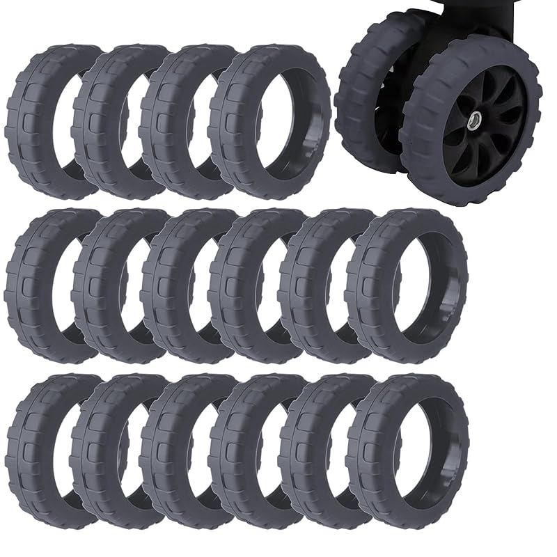 SODOI suitcase caster cover 16 piece set carry case wheel cover tire cover caster luggage wheel protector Made of silicone Quiet Scratch prevention
SODOI suitcase caster cover 16 piece set carry case wheel cover tire cover caster luggage wheel protector Made of silicone Quiet Scratch prevention