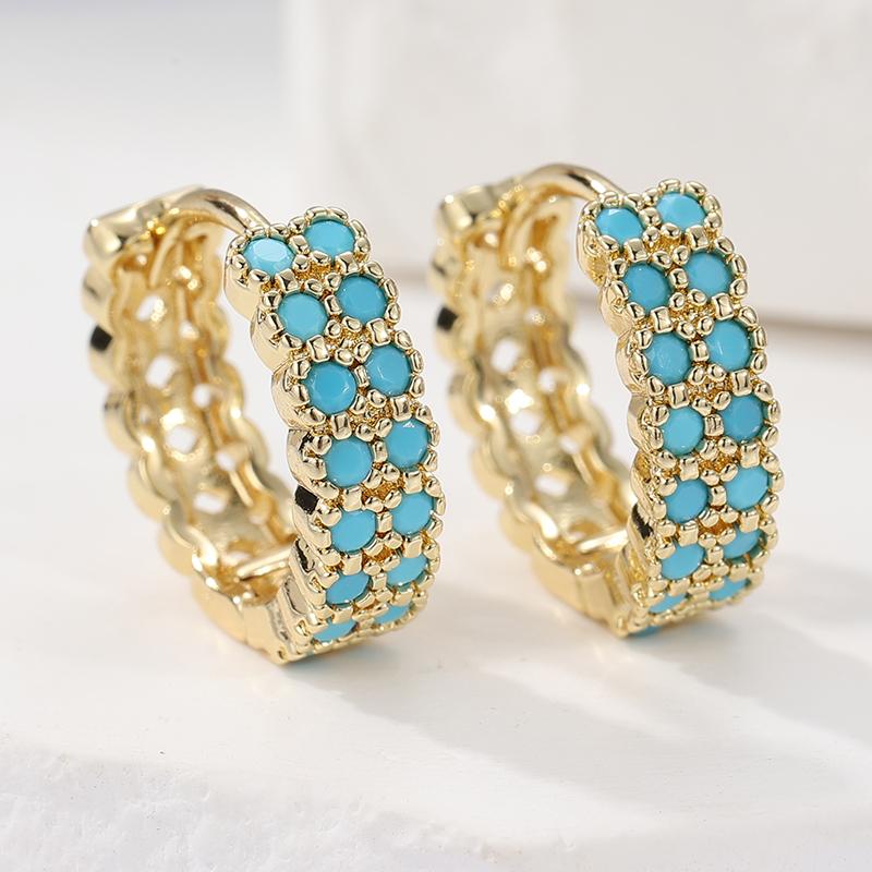 Classic Fashion Gold Color Hoop Women s Earrings Exquisite Metal Hand Carved Inlaid Imitation Turquoise Zircon золотий
Classic Fashion Gold Color Hoop Women s Earrings Exquisite Metal Hand Carved Inlaid Imitation Turquoise Zircon золотий