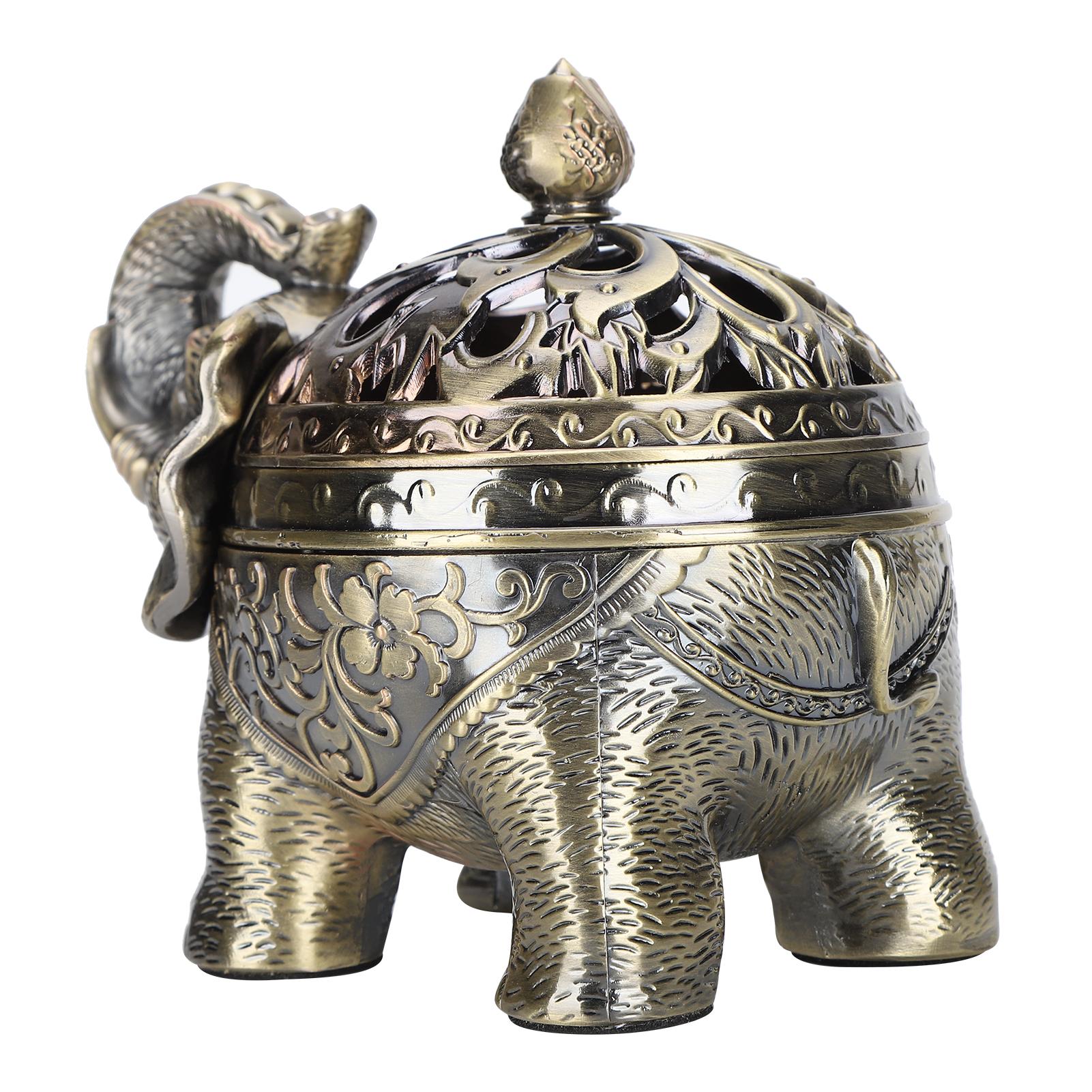 Elephant Shaped Incense Aromatherapy Ornament for Living Room Entryway Bedroom(Bronze )
Elephant Shaped Incense Aromatherapy Ornament for Living Room Entryway Bedroom(Bronze )