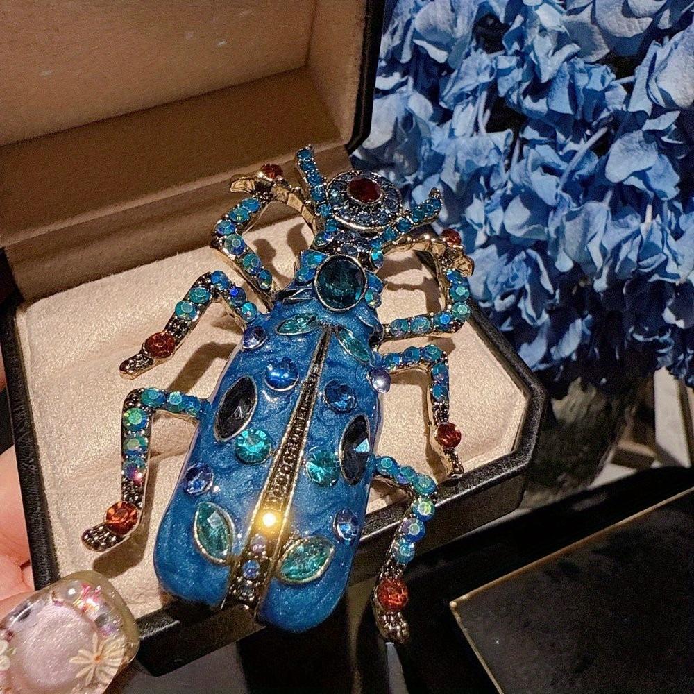 SKEDS Women Girls Full Crystal Exquisite Beetle Brooch Badges Fashion Luxury High-end Elegant Lady Insect Pin Accessories
SKEDS Women Girls Full Crystal Exquisite Beetle Brooch Badges Fashion Luxury High-end Elegant Lady Insect Pin Accessories