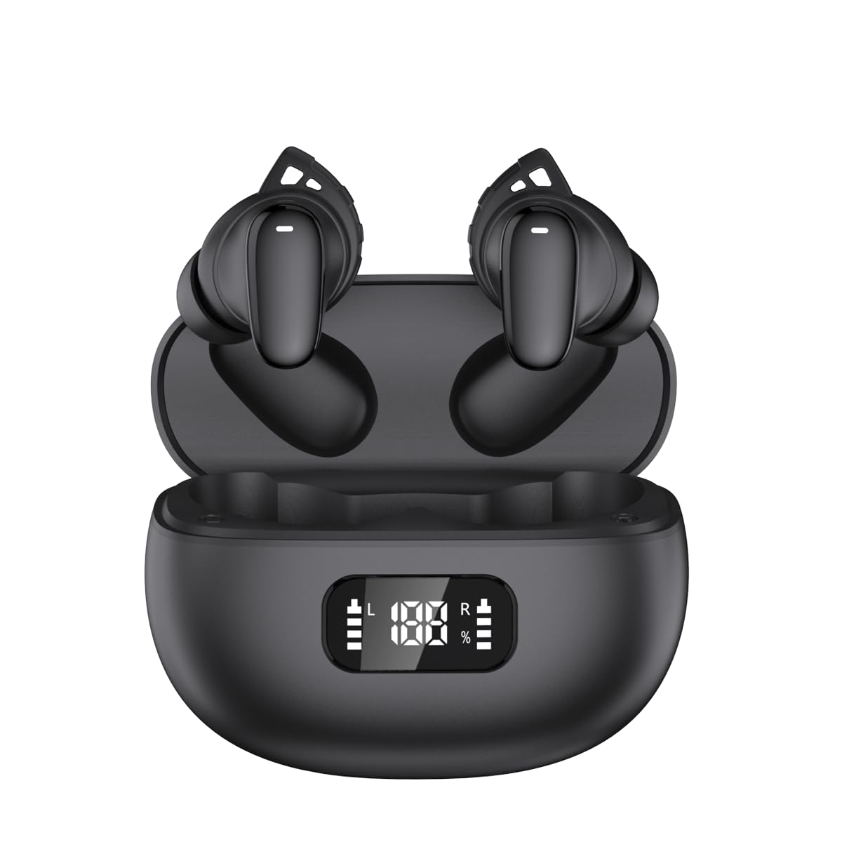 Bluetooth Wireless Earbuds with 6 Silicone AI Smart ENC IPX7 Up to 65 Hours of 2025 Latest Bluetooth Sound Low Instant Fast Single or for Web and чорний
Bluetooth Wireless Earbuds with 6 Silicone AI Smart ENC IPX7 Up to 65 Hours of 2025 Latest Bluetooth Sound Low Instant Fast Single or for Web and чорний