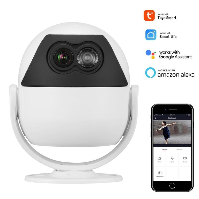 Tuya 200W Домашняя камера безопасности 1080P HD Панорамное наблюдение Обнаружение движения Автоматическое отслеживание вращения
Tuya 200W Домашняя камера безопасности 1080P HD Панорамное наблюдение Обнаружение движения Автоматическое отслеживание вращения