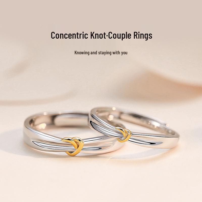 Sterling Silver Interlocking Couple Rings - Anniversary or Christmas Gift for Her or Him Women s
Sterling Silver Interlocking Couple Rings - Anniversary or Christmas Gift for Her or Him Women s