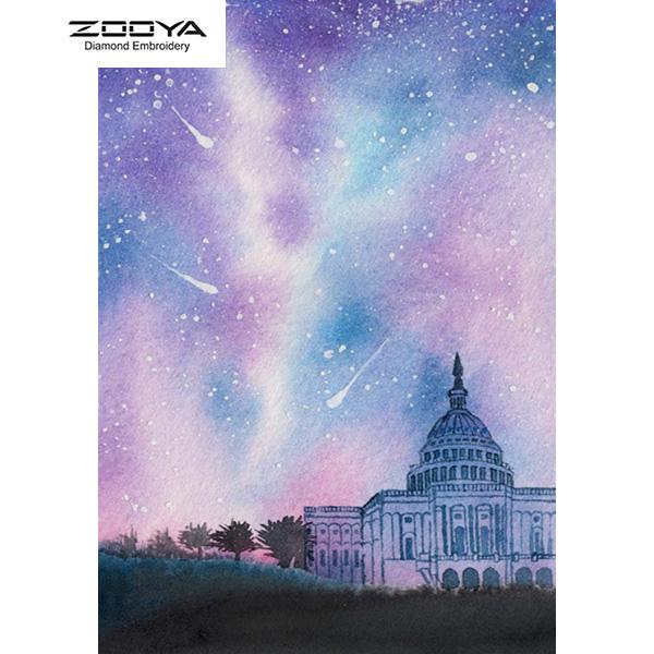 ZOOYA DIY 3D Квадрат Бриллиант живопись Звезды Небо Булидинг Вышивка Крестик Стежок Домашний декор
ZOOYA DIY 3D Квадрат Бриллиант живопись Звезды Небо Булидинг Вышивка Крестик Стежок Домашний декор