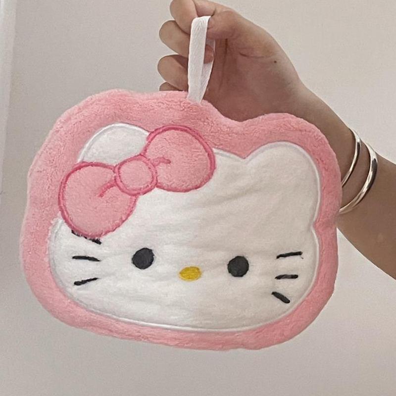 Cute Hello Kitty Creative Coral Fleece Hanging Hand Towel Thickened Absorbing Water Quick-Drying Face Towel Decoration Girl Gift
Cute Hello Kitty Creative Coral Fleece Hanging Hand Towel Thickened Absorbing Water Quick-Drying Face Towel Decoration Girl Gift