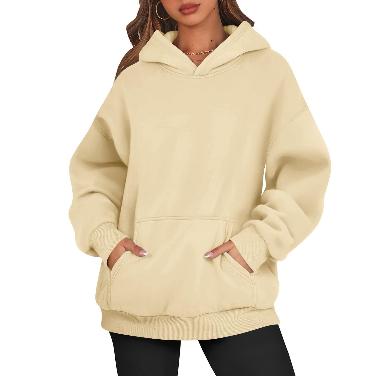 Womens Oversized Sweatshirts Fleece Hoodies Long Sleeve Shirts Pullover Fall Clothes With Pocket XXL хакі
Womens Oversized Sweatshirts Fleece Hoodies Long Sleeve Shirts Pullover Fall Clothes With Pocket XXL хакі
