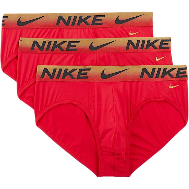 Nike Dri-FIT Essential Micro Low Waist Quick-Dry Comfortable Underwear 3-Pack Men Underwear University-Red University-Gold Black DV3954-658 2XL
Nike Dri-FIT Essential Micro Low Waist Quick-Dry Comfortable Underwear 3-Pack Men Underwear University-Red University-Gold Black DV3954-658 2XL