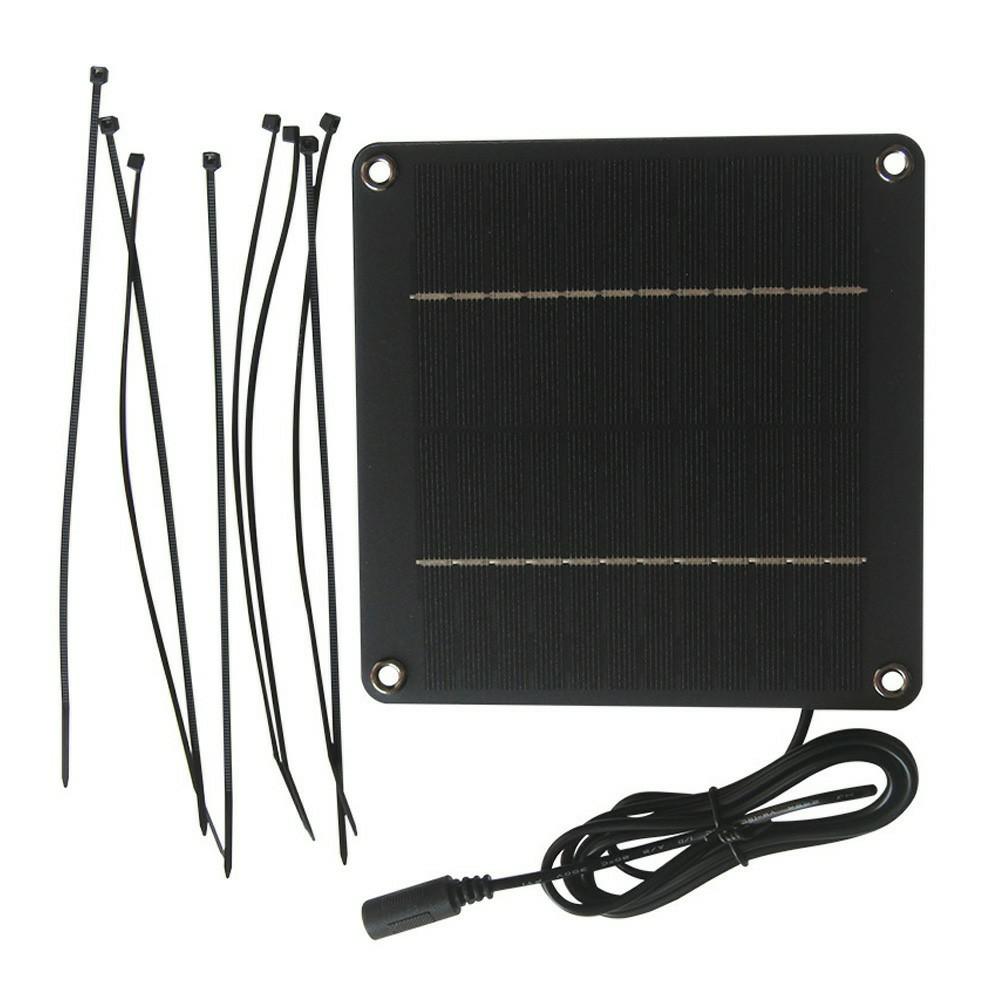 4W 12V Monocrystalline Solar Panel with DC 5521 Female Connector for Garden Light Security Camera, 150 x 150mm A
4W 12V Monocrystalline Solar Panel with DC 5521 Female Connector for Garden Light Security Camera, 150 x 150mm A