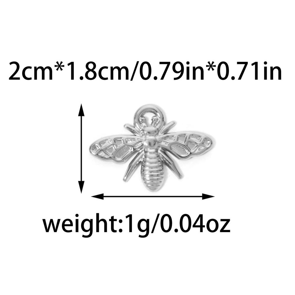 3pcs Exquisite Bees Charms Stainless Steel Gold Color Pendant for Necklace Earrings Bracelet Insect Animal Accessories Wholesale
3pcs Exquisite Bees Charms Stainless Steel Gold Color Pendant for Necklace Earrings Bracelet Insect Animal Accessories Wholesale